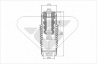 Пылезащитный комплект HUTCHINSON KP110