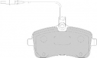 Комплект тормозных колодок NECTO FD7104A