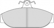 Комплект тормозных колодок NECTO FD6135A