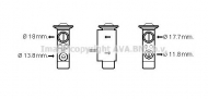 Клапан AVA QUALITY COOLING VO1162
