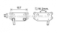Теплообменник AVA QUALITY COOLING VO3154