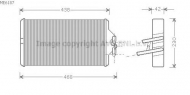 Теплообменник AVA QUALITY COOLING ME6187