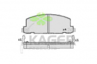 Комплект тормозных колодок KAGER 35-0219