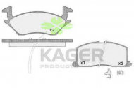 Комплект тормозных колодок KAGER 35-0598