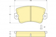 Комплект тормозных колодок GIRLING 6102433