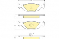 Комплект тормозных колодок GIRLING 6103922