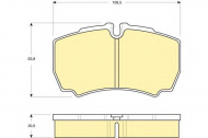 Комплект тормозных колодок GIRLING 6115359
