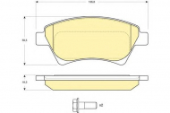 Комплект тормозных колодок GIRLING 6115524