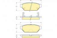 Комплект тормозных колодок GIRLING 6130459