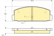 Комплект тормозных колодок GIRLING 6130889