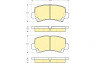 Комплект тормозных колодок GIRLING 6132219