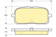 Комплект тормозных колодок GIRLING 6132259
