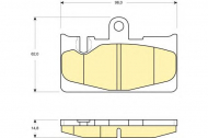 Комплект тормозных колодок GIRLING 6133239