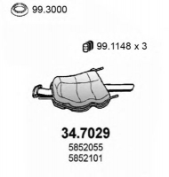 Амортизатор ASSO 34.7029