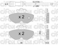 Комплект тормозных колодок CIFAM 822-095-0K