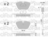 Комплект тормозных колодок CIFAM 822-124-0K
