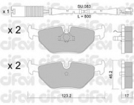 Комплект тормозных колодок CIFAM 822-180-0K