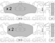 Комплект тормозных колодок CIFAM 822-206-0