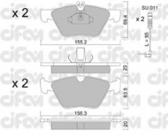 Комплект тормозных колодок CIFAM 822-252-0K
