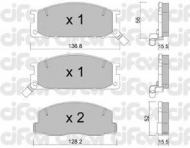Комплект тормозных колодок CIFAM 822-280-0