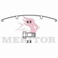 Комплект тормозных колодок MERITOR MDP3030K
