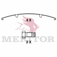 Комплект тормозных колодок MERITOR MDP3136K