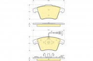 Комплект тормозных колодок MASTER-SPORT 13-0460-7240-2-SET-MS