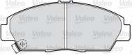 Комплект тормозных колодок VALEO 598056