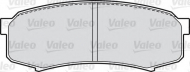 Комплект тормозных колодок VALEO 598777