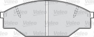 Комплект тормозных колодок VALEO 551711