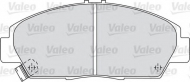 Комплект тормозных колодок VALEO 598494