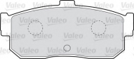 Комплект тормозных колодок VALEO 598668