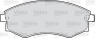 Комплект тормозных колодок VALEO 551779