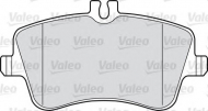 Комплект тормозных колодок VALEO 598448