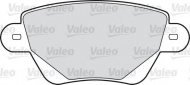 Комплект тормозных колодок VALEO 598434