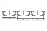 Комплект тормозных колодок WOKING P2993.12