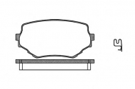 Комплект тормозных колодок WOKING P4943.02