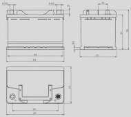 Аккумулятор OPEN PARTS MB070L3.00