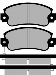 Комплект тормозных колодок Brake ENGINEERING PA355