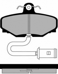 Комплект тормозных колодок Brake ENGINEERING PA382