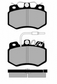 Комплект тормозных колодок Brake ENGINEERING PA472