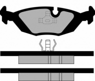 Комплект тормозных колодок Brake ENGINEERING PA501