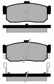 Комплект тормозных колодок Brake ENGINEERING PA799