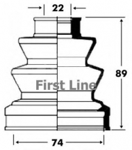 Пыльник FIRST LINE FCB2826