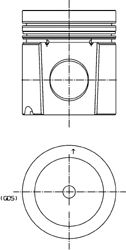 Поршень KOLBENSCHMIDT 99799700