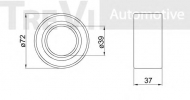 Комплект подшипника SK SK11467