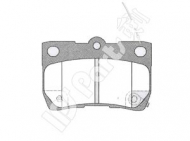 Комплект тормозных колодок IPS Parts IBR-1298