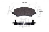 Комплект тормозных колодок KAISHIN D10173