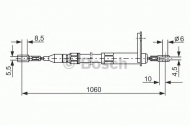 Трос BOSCH 1 987 477 047