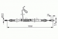 Трос BOSCH 1 987 482 277